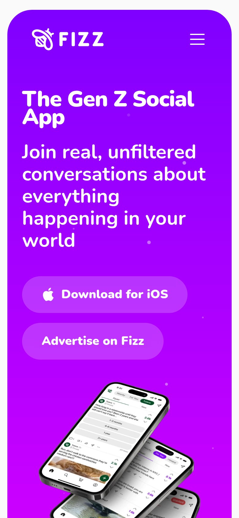Fizz mobile capture for Mobile web