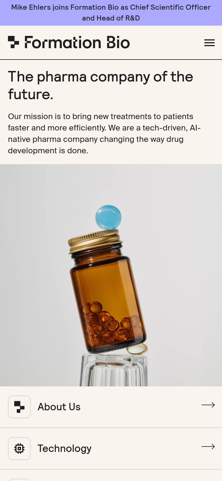 TrialSpark (Formation Bio) mobile capture for Mobile web