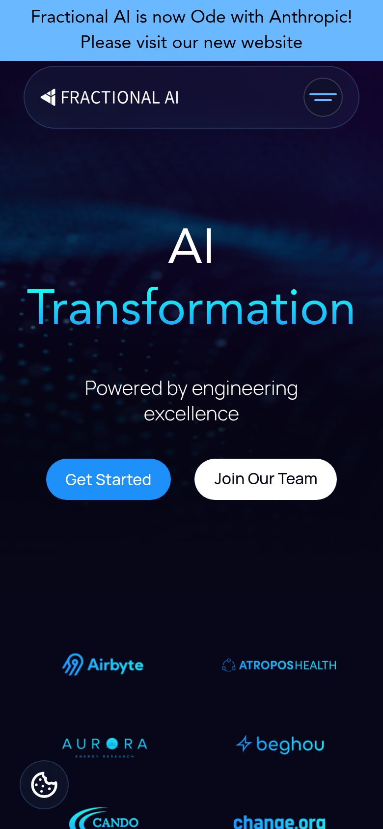 Fractional AI mobile capture for Mobile web