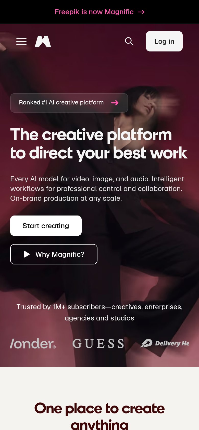 Freepik Spaces mobile capture for Mobile web