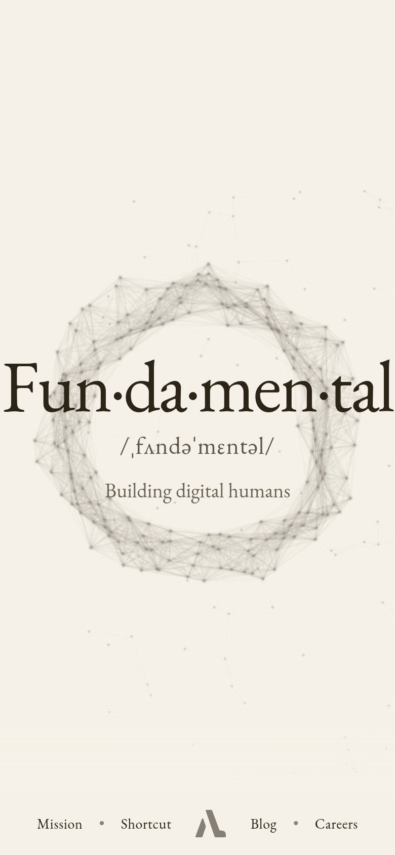 Fundamental Research Labs (Environments / RL evals) mobile capture for Mobile web