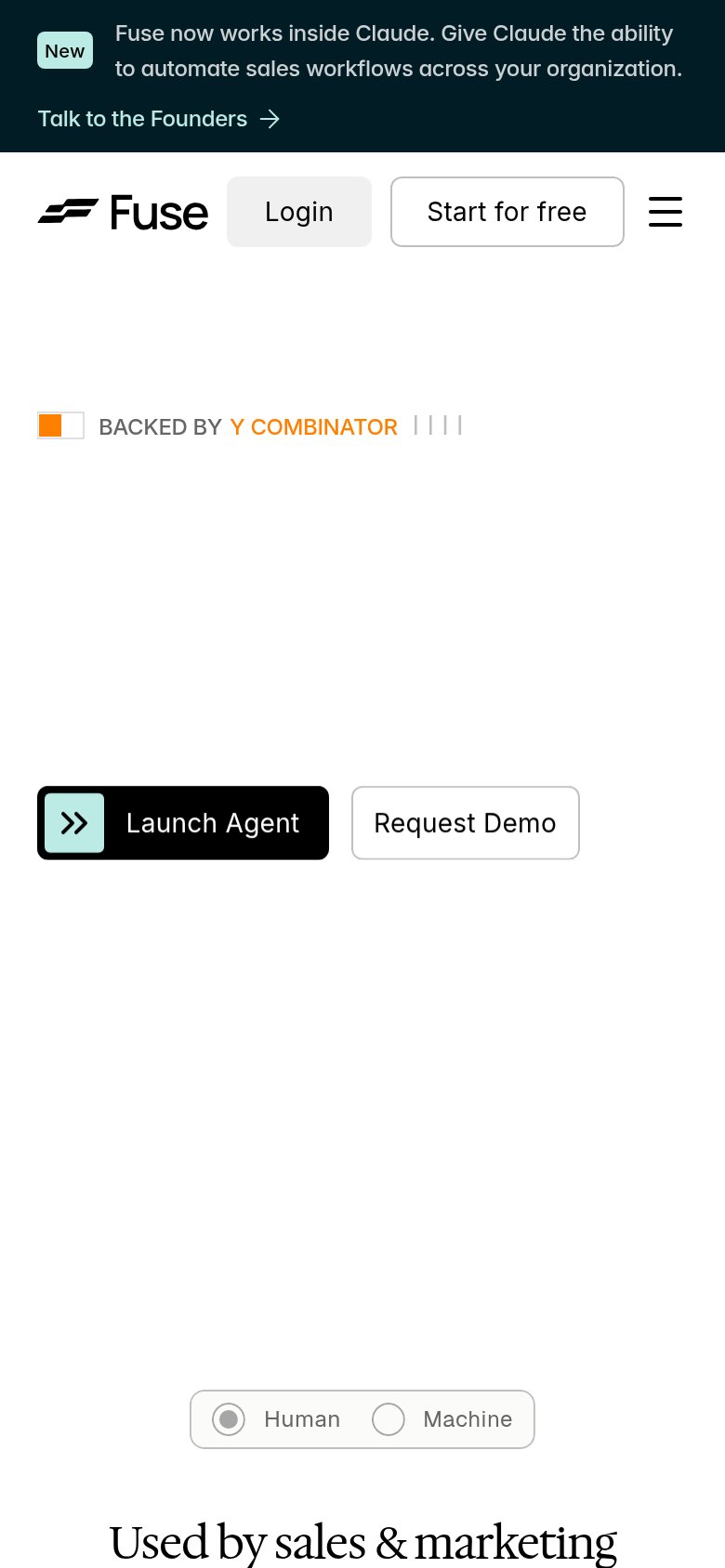 Fuse AI mobile capture for Mobile web