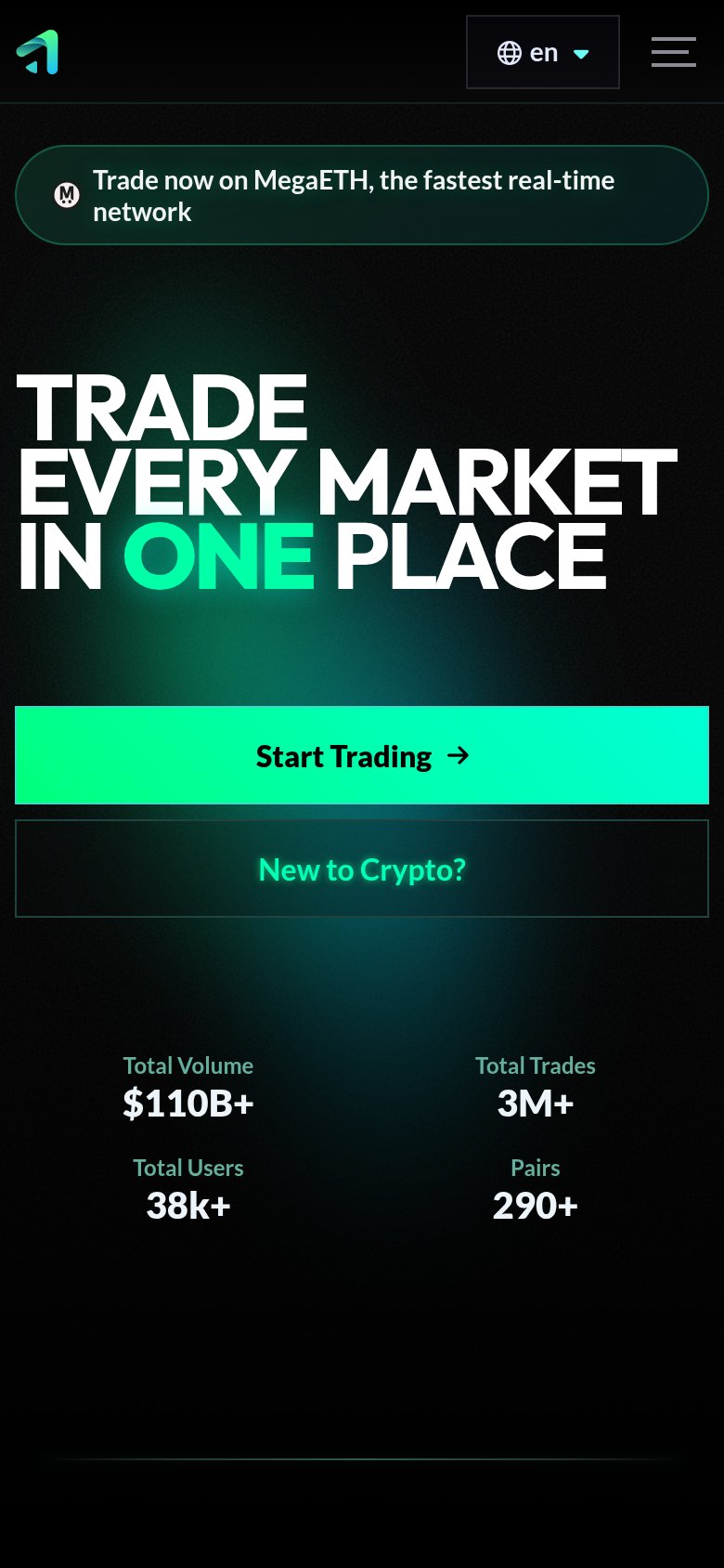 Gains Network (gTrade) mobile capture for Mobile web