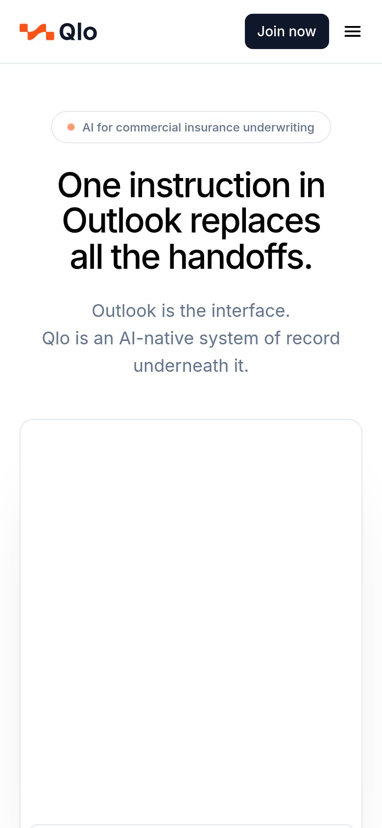 Qlo mobile capture for Mobile web