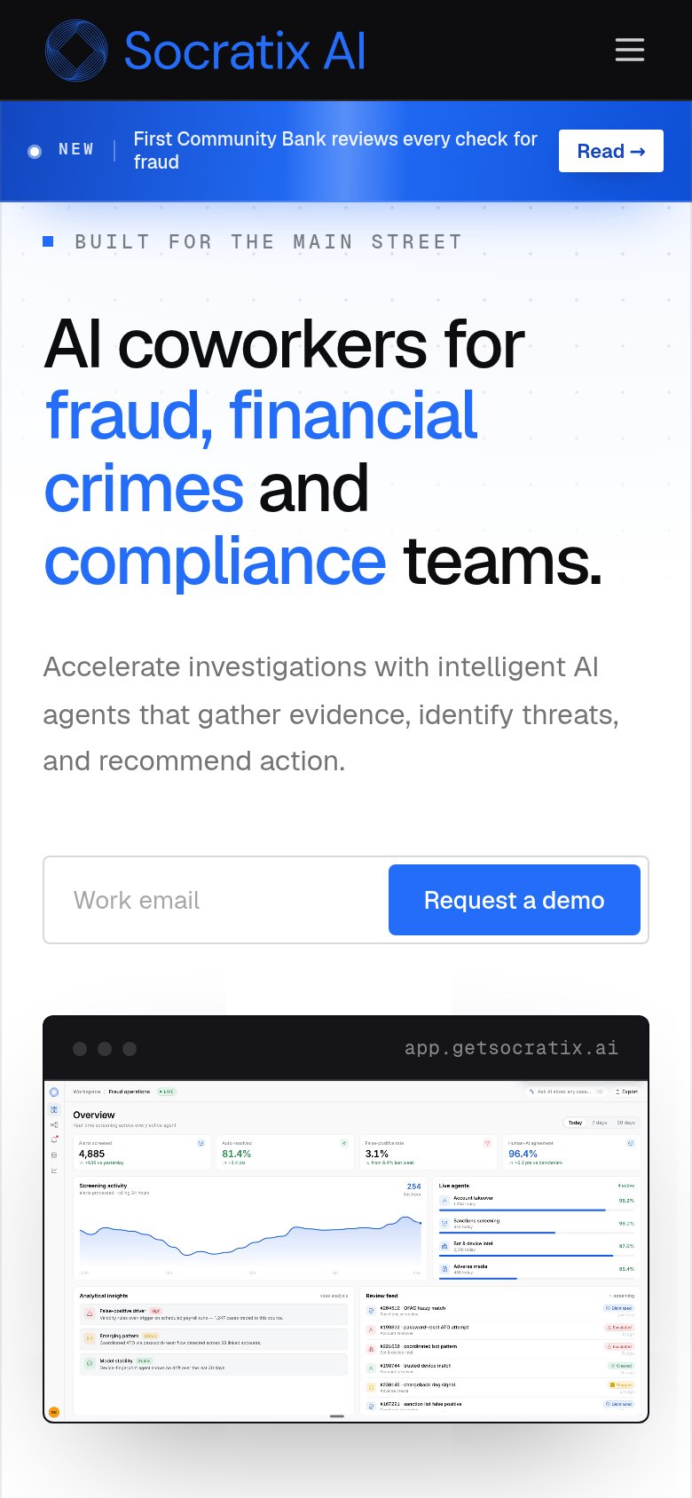 Socratix AI mobile capture for Mobile web