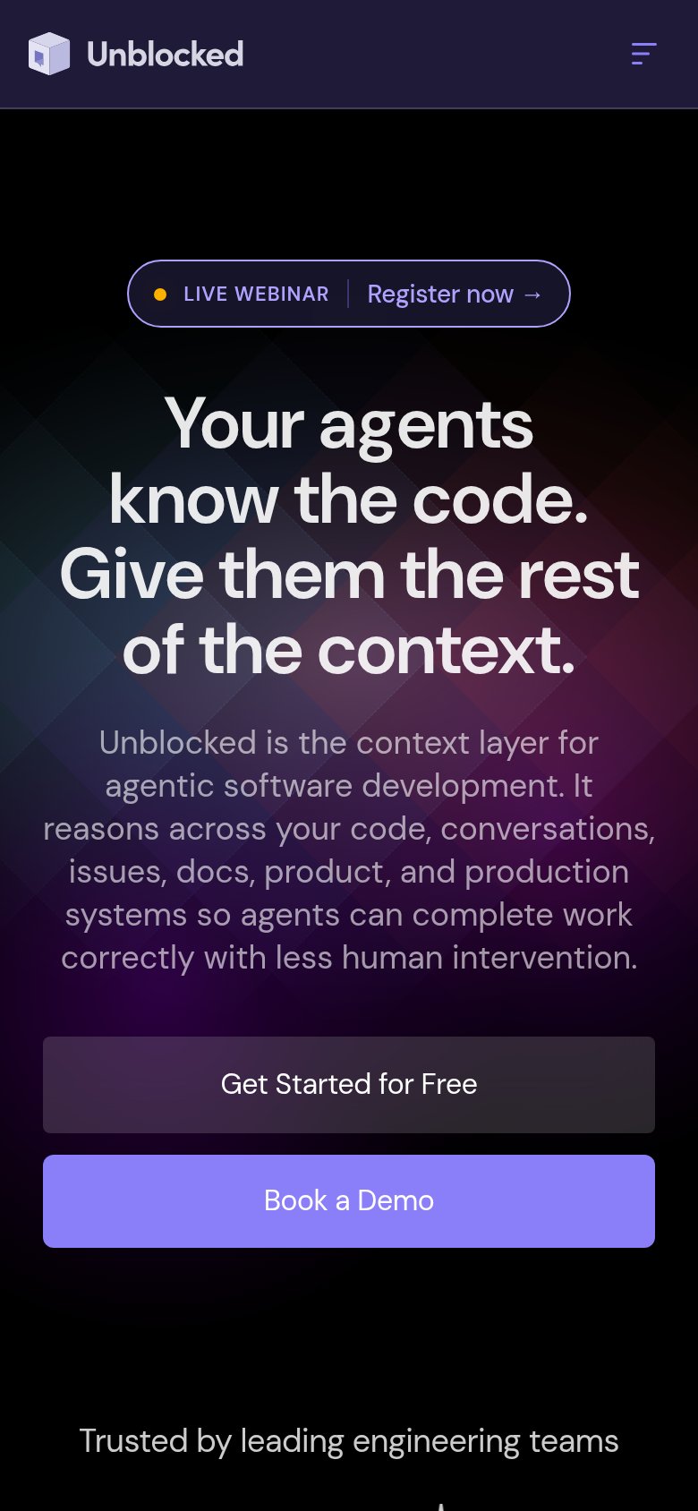 Unblocked mobile capture for Mobile web