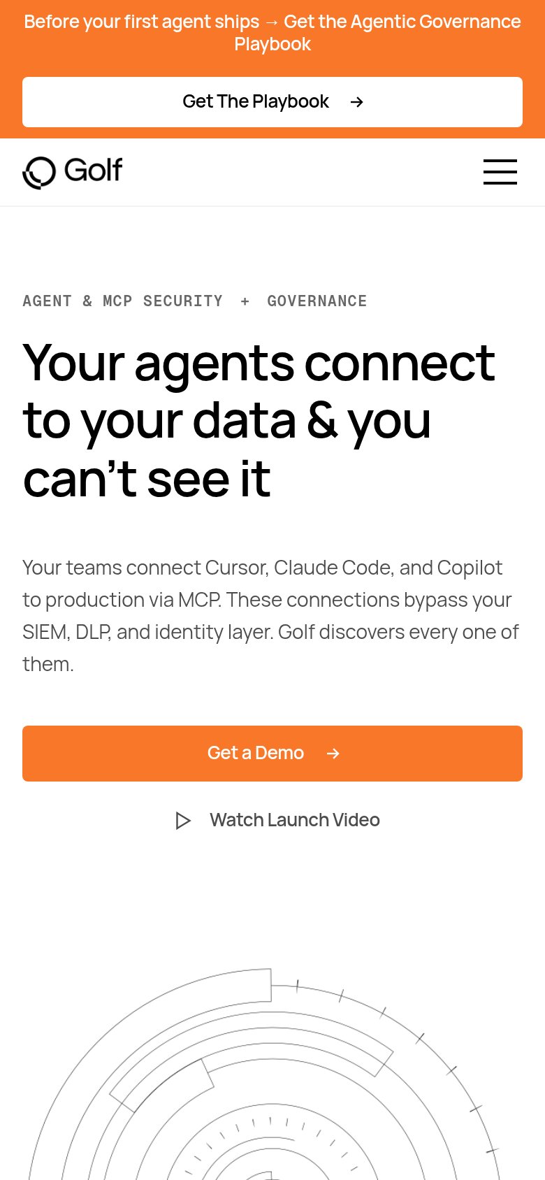 Golf mobile capture for Mobile web