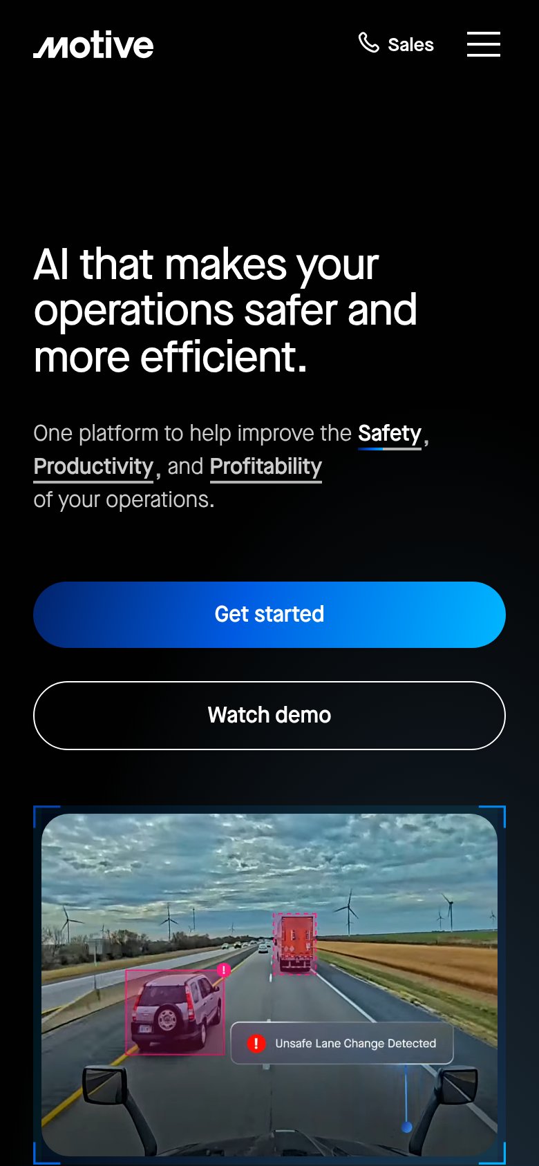 Motive mobile capture for Mobile web