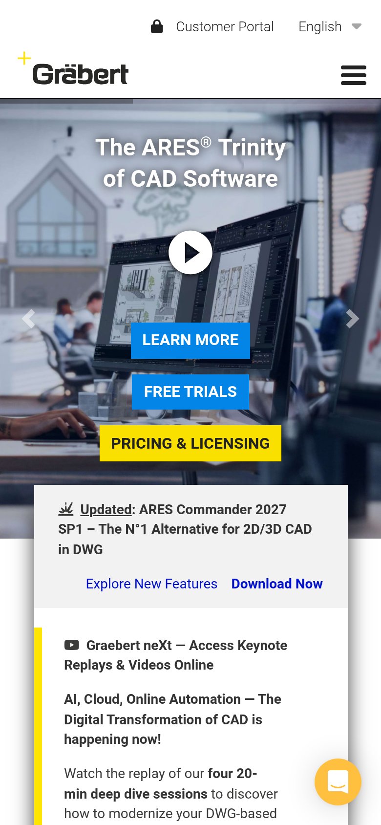 ARES Kudo / Graebert AI drawing tools mobile capture for Mobile web