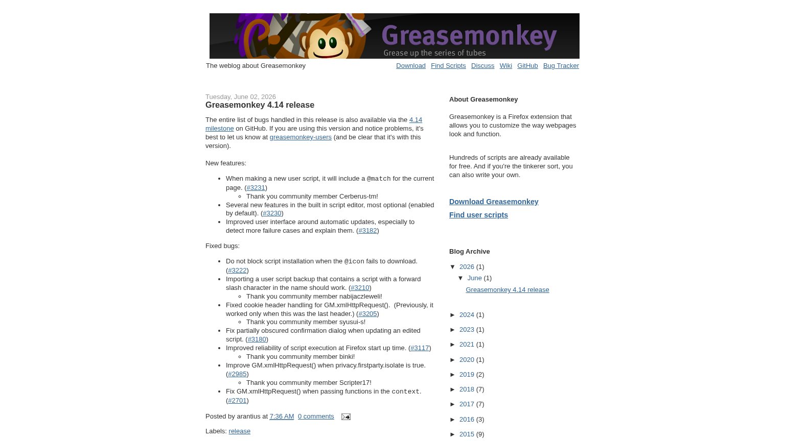 Greasemonkey desktop capture for Trust