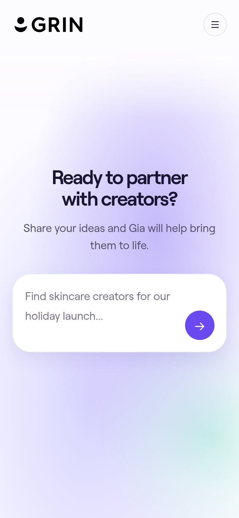 GRIN mobile capture for Mobile web