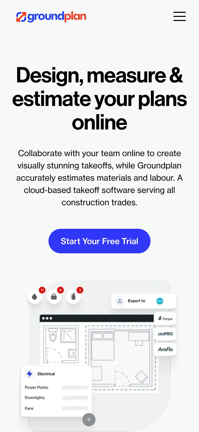 Groundplan mobile capture for Mobile web