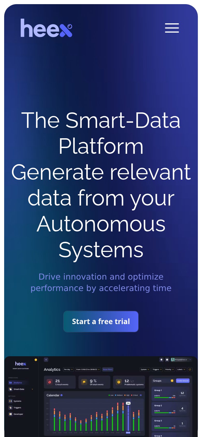Heex Technologies mobile capture for Mobile web