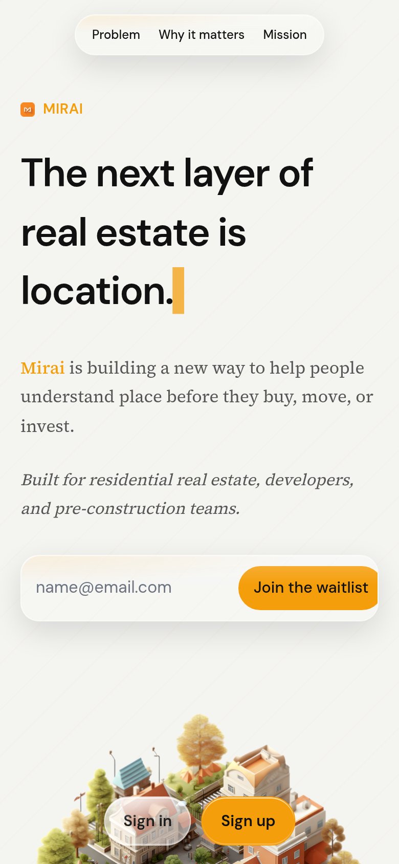 Mirai mobile capture for Mobile web