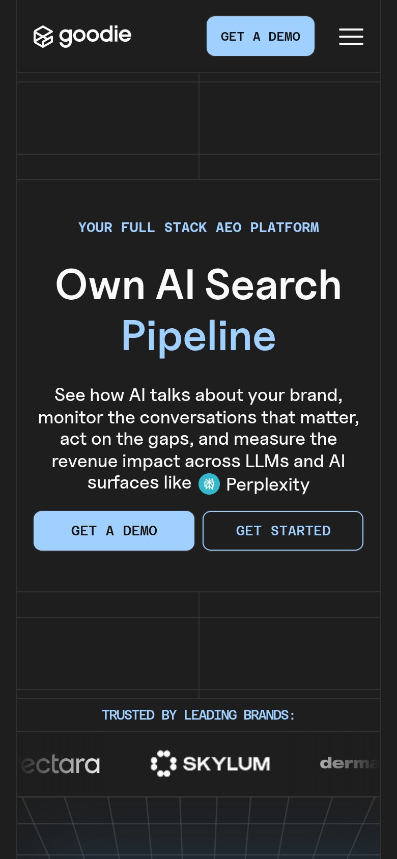 Goodie AI mobile capture for Mobile web