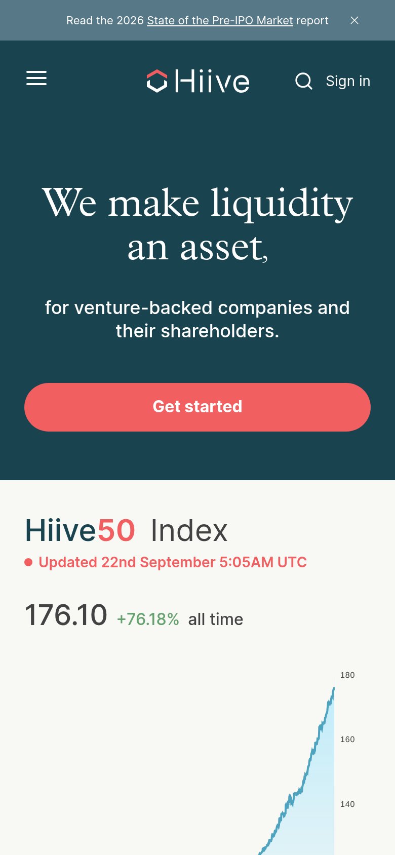 Hiive mobile capture for Mobile web