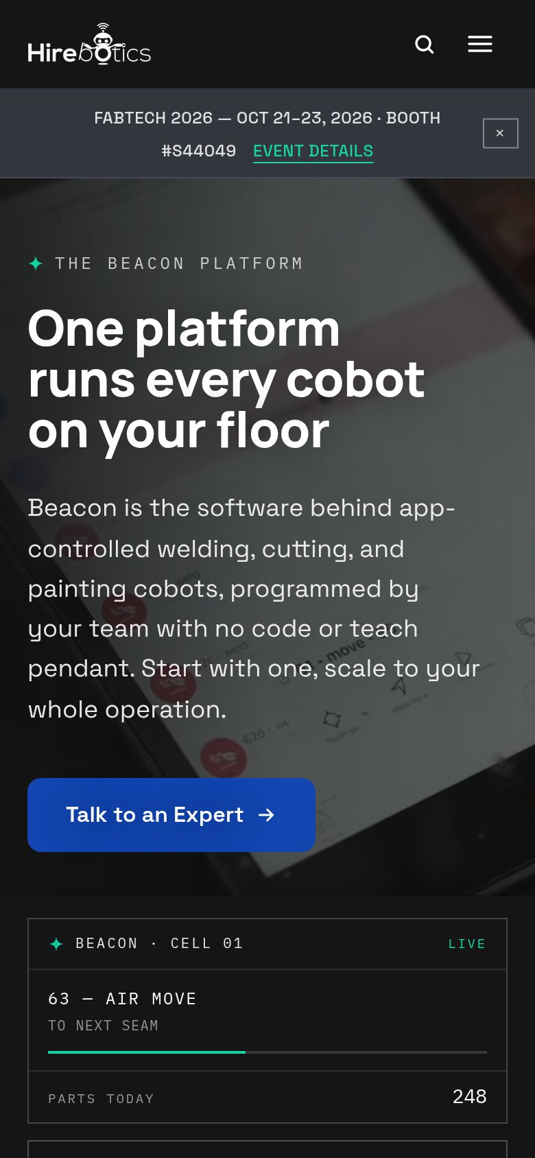 Hirebotics mobile capture for Mobile web