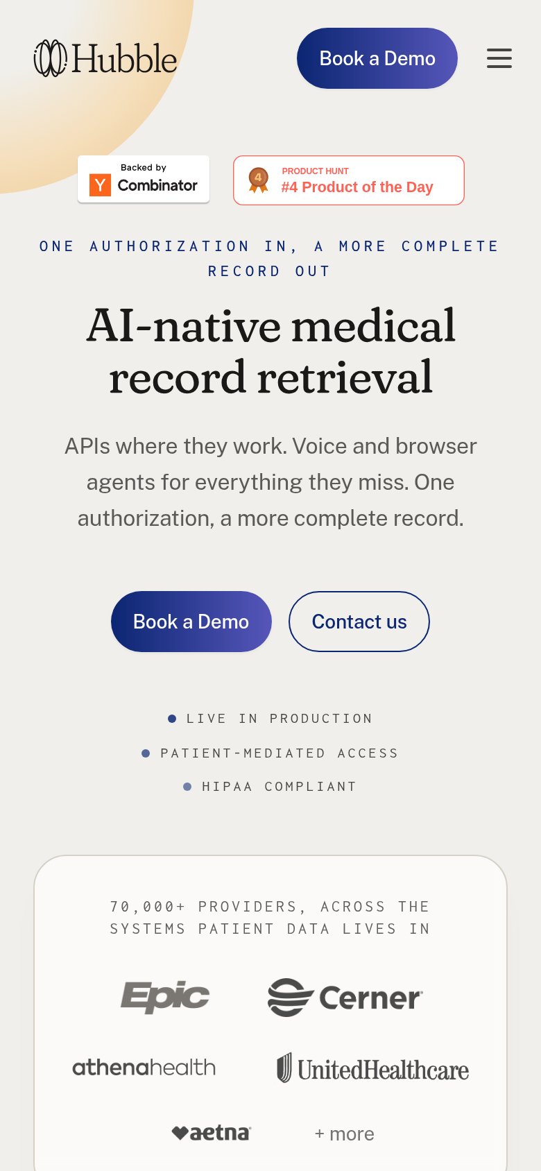 Hubble mobile capture for Mobile web