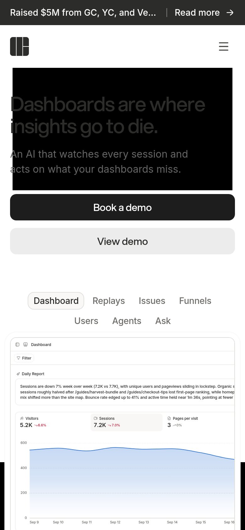 Human Behavior mobile capture for Mobile web