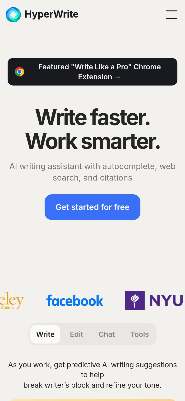 Napkin (by HyperWrite / AI founder projects) mobile capture for Mobile web