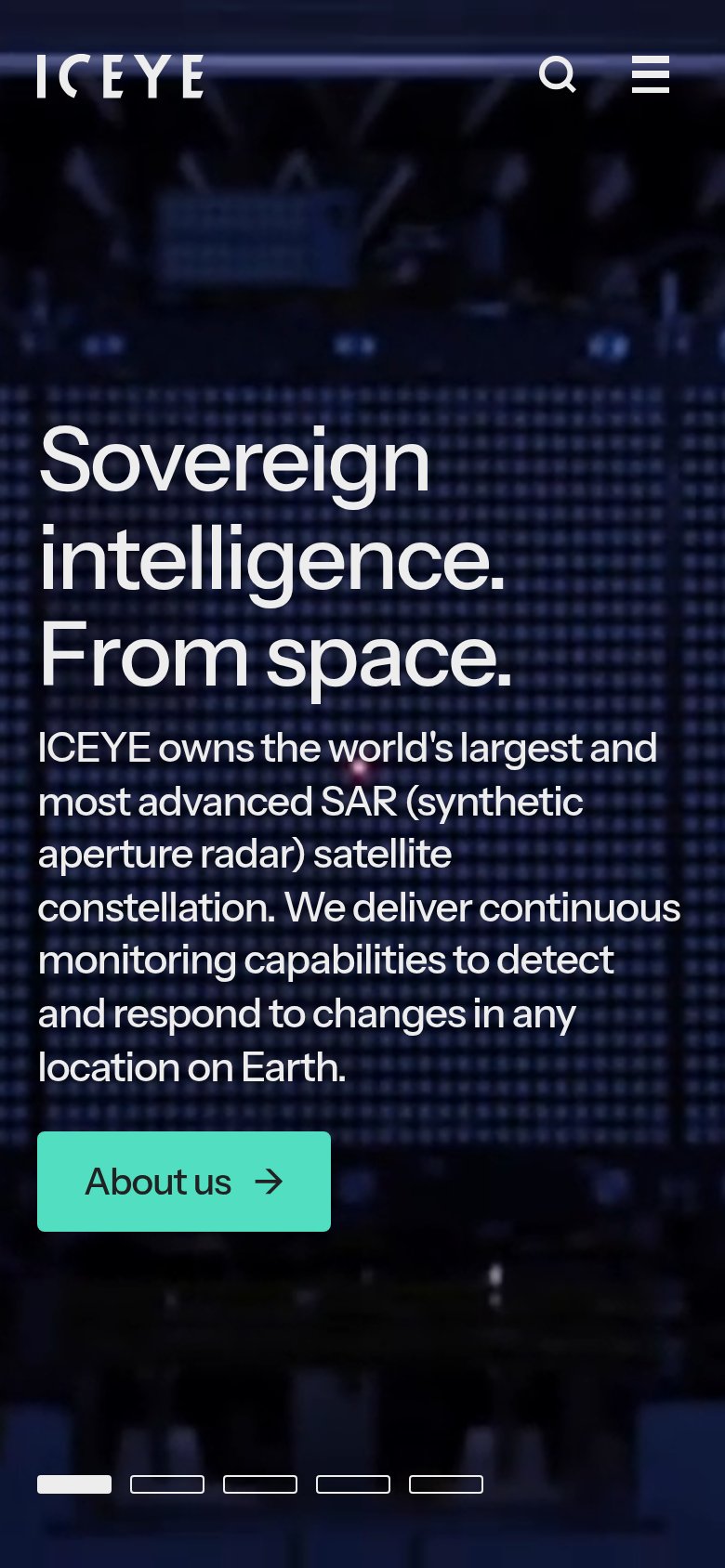 ICEYE mobile capture for Mobile web