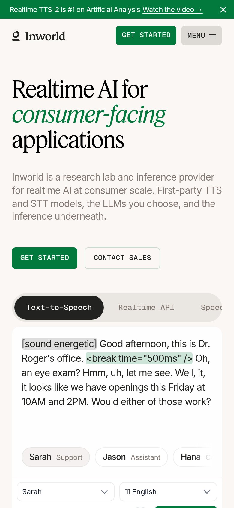 Inworld AI mobile capture for Mobile web