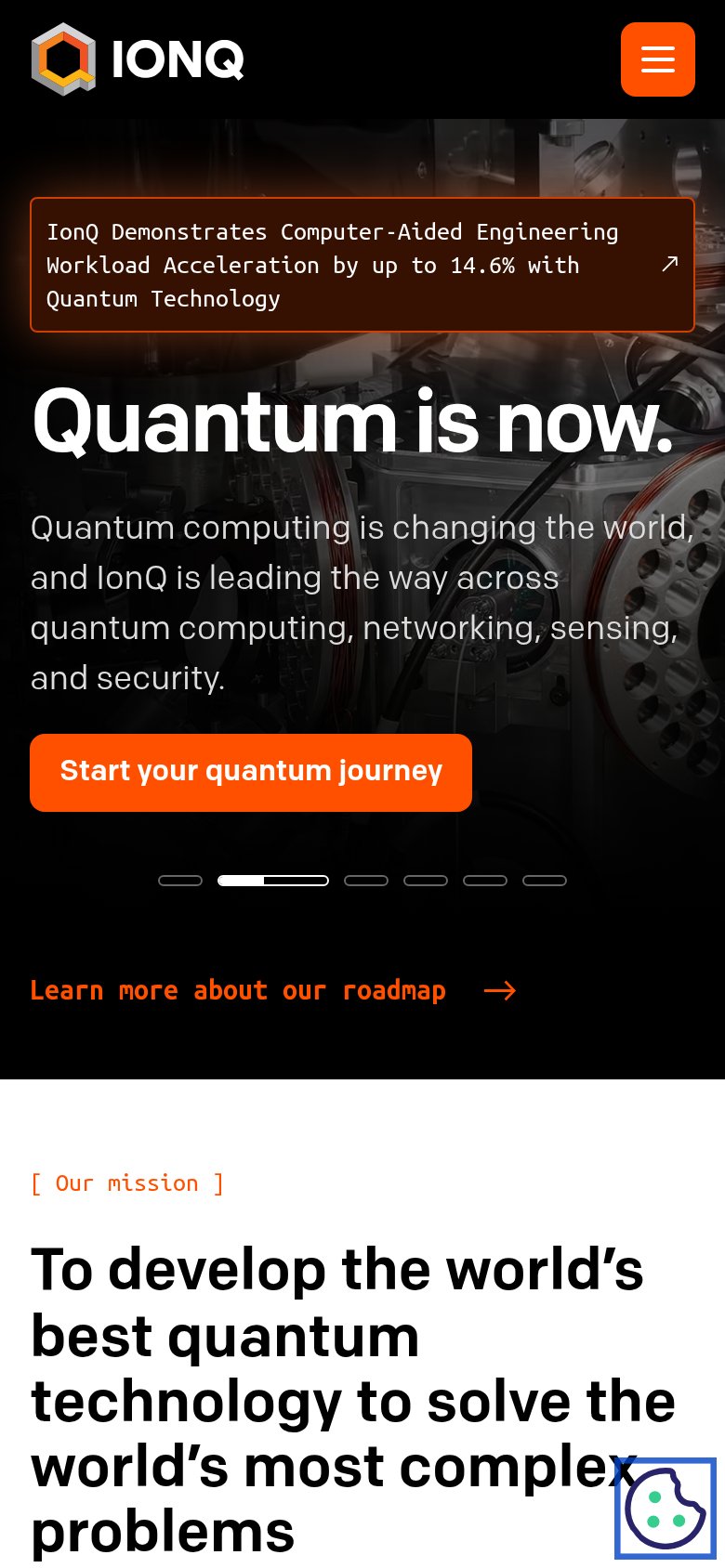 IonQ mobile capture for Mobile web