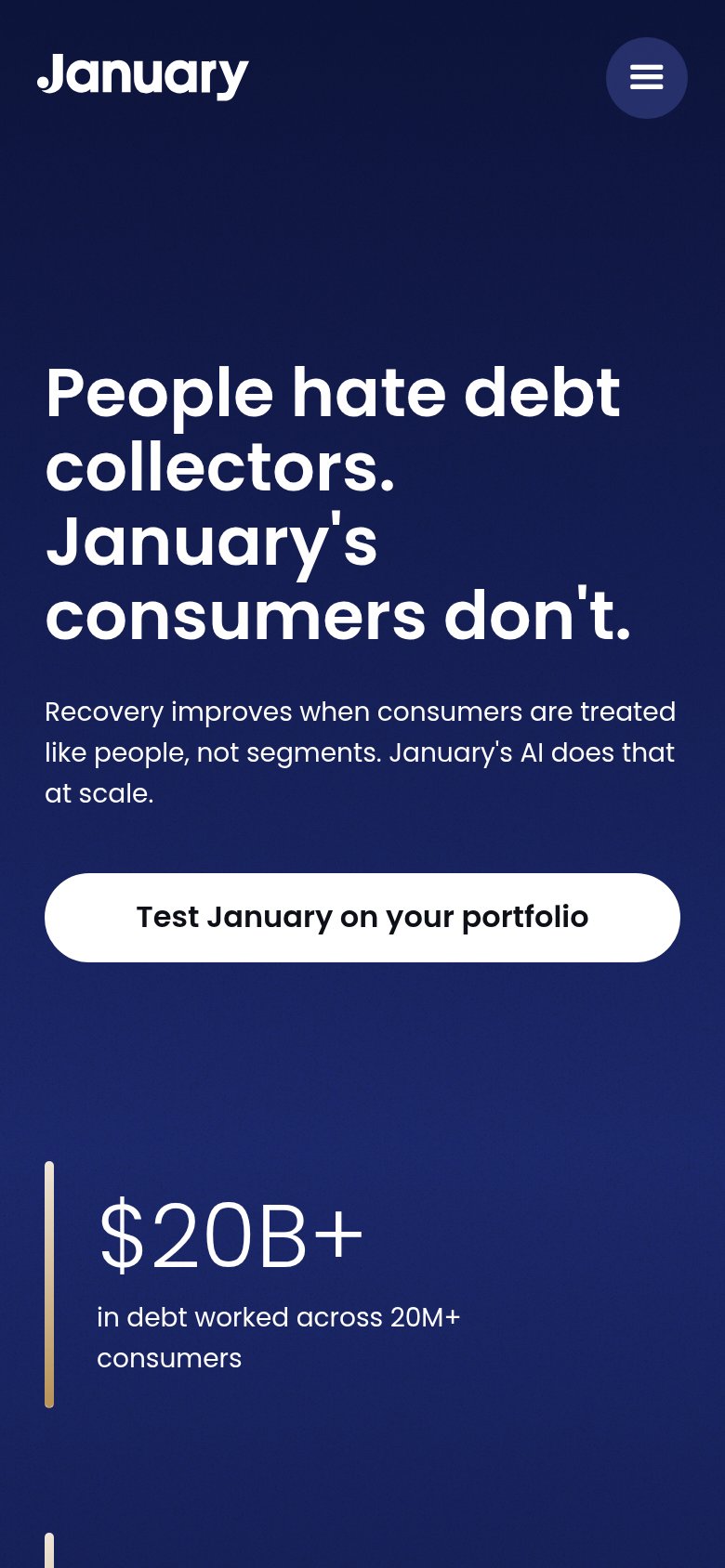 January mobile capture for Mobile web