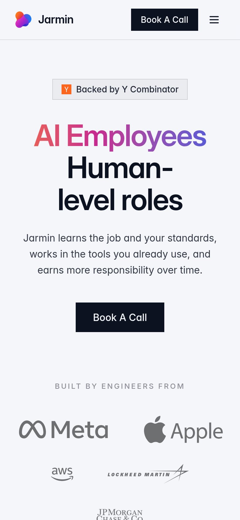 Jarmin mobile capture for Mobile web