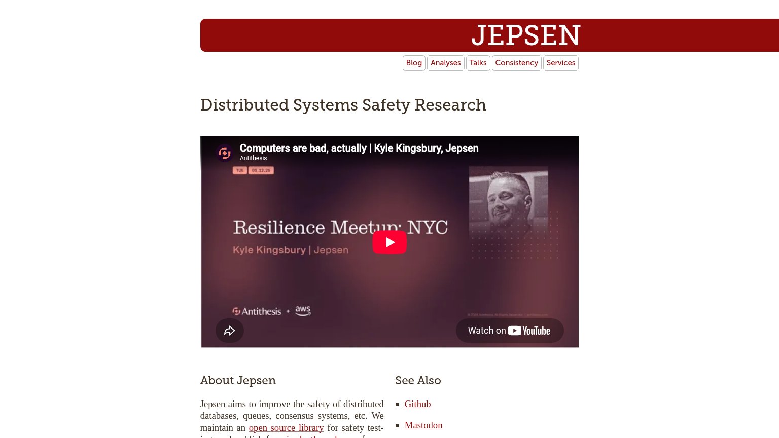 Jepsen desktop capture for Information hierarchy