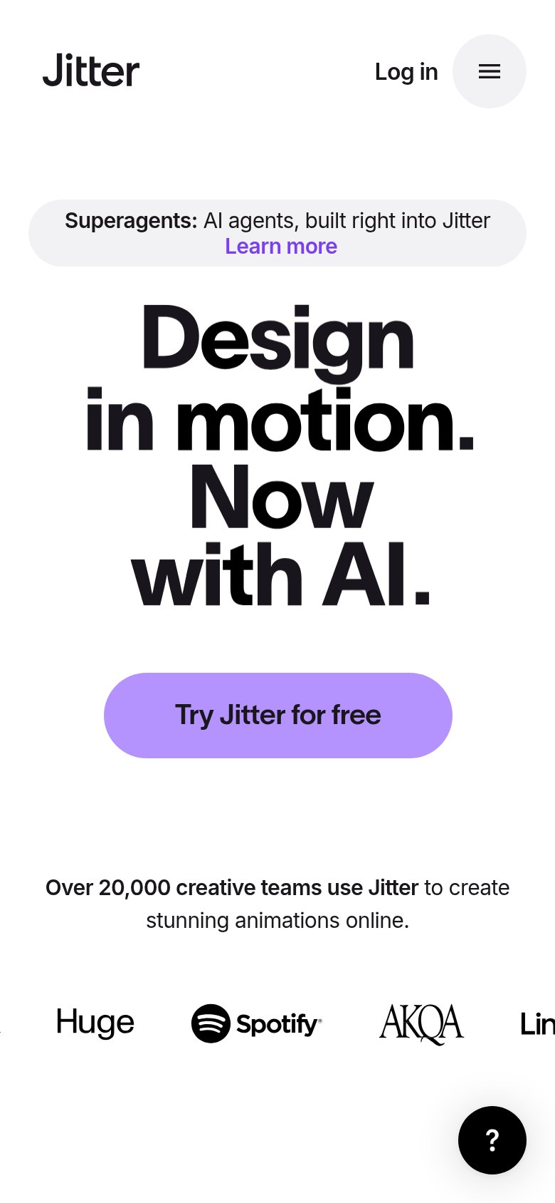 Jitter mobile capture for Mobile web