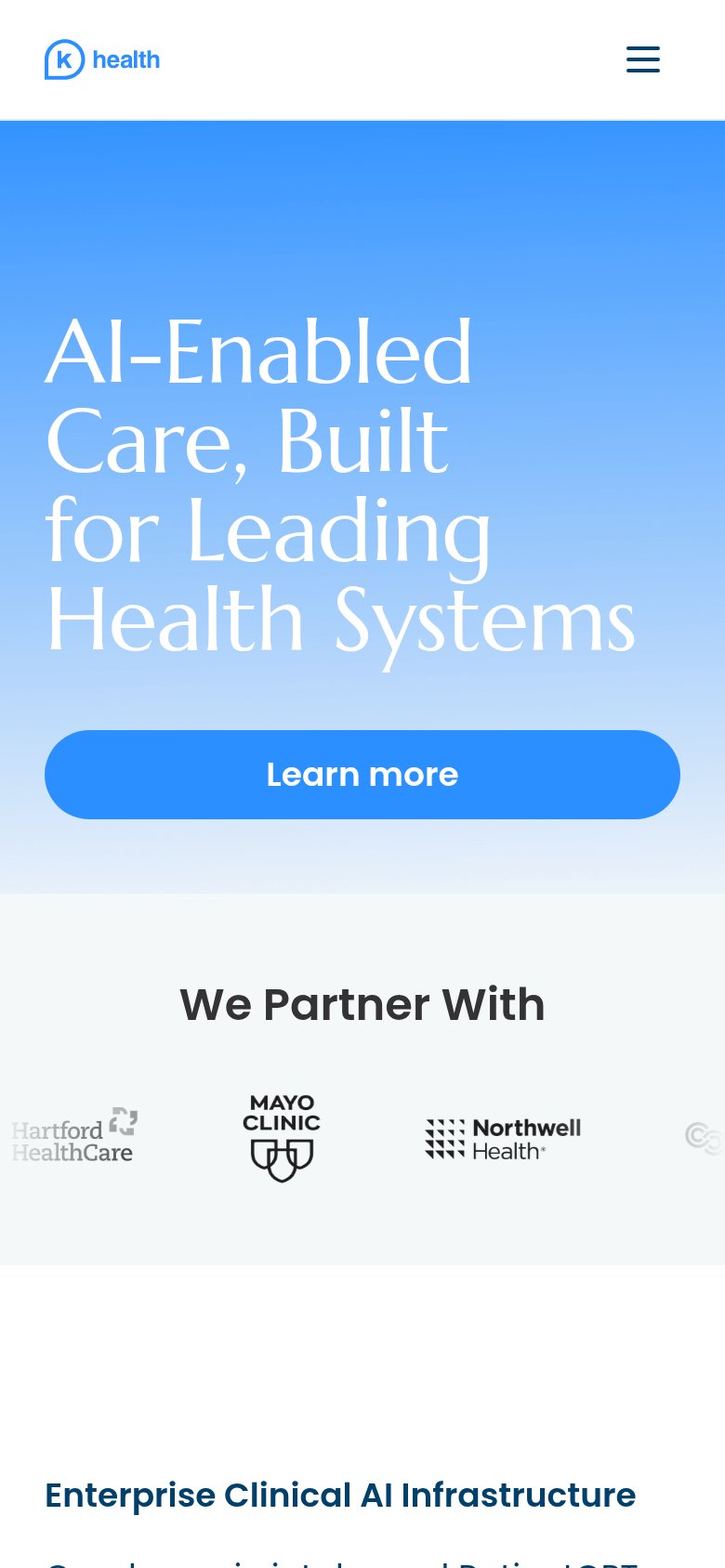 K Health mobile capture for Mobile web