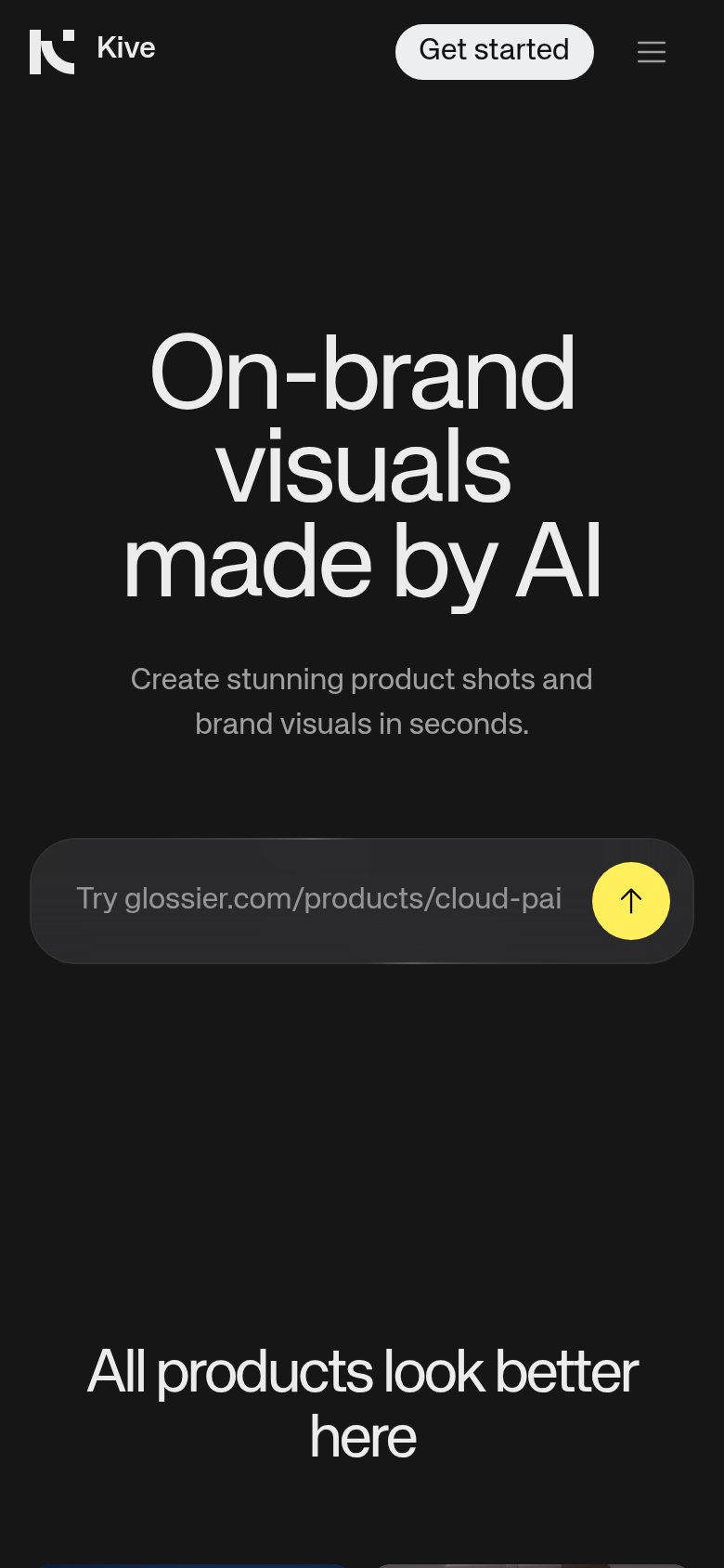 Kive AI Motion mobile capture for Mobile web