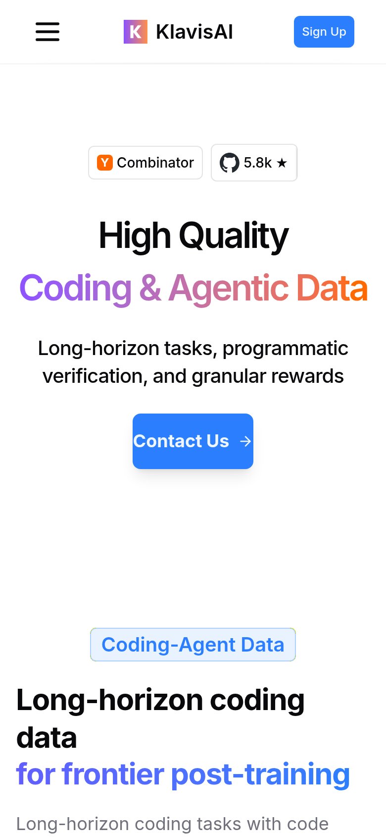 Klavis AI mobile capture for Mobile web