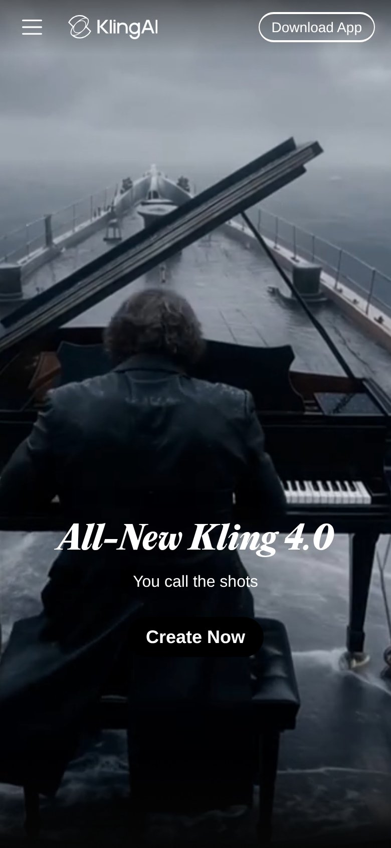 Kling AI mobile capture for Mobile web