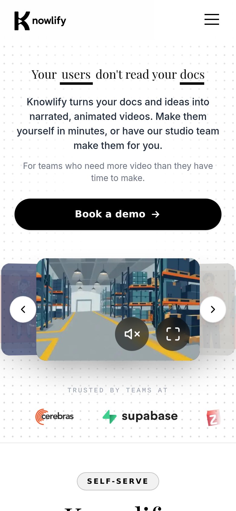 Knowlify mobile capture for Mobile web