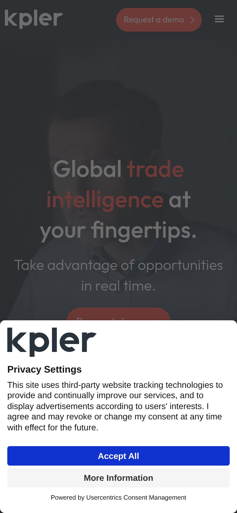 Kpler mobile capture for Mobile web