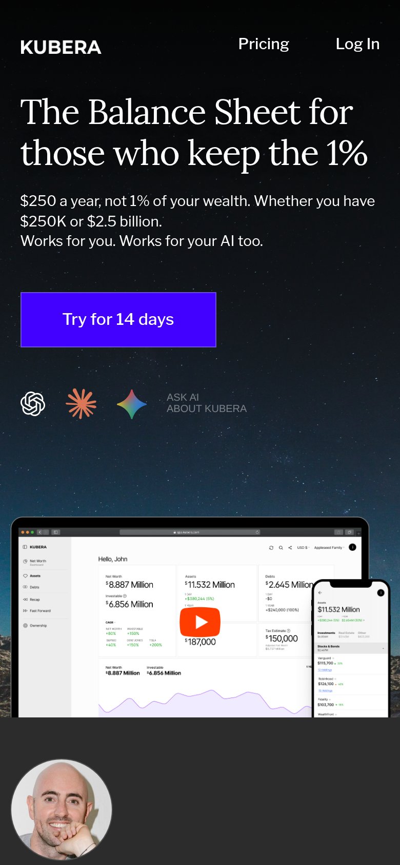 Kubera mobile capture for Mobile web