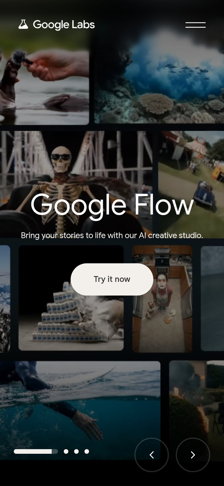 Flow (by Google) mobile capture for Mobile web