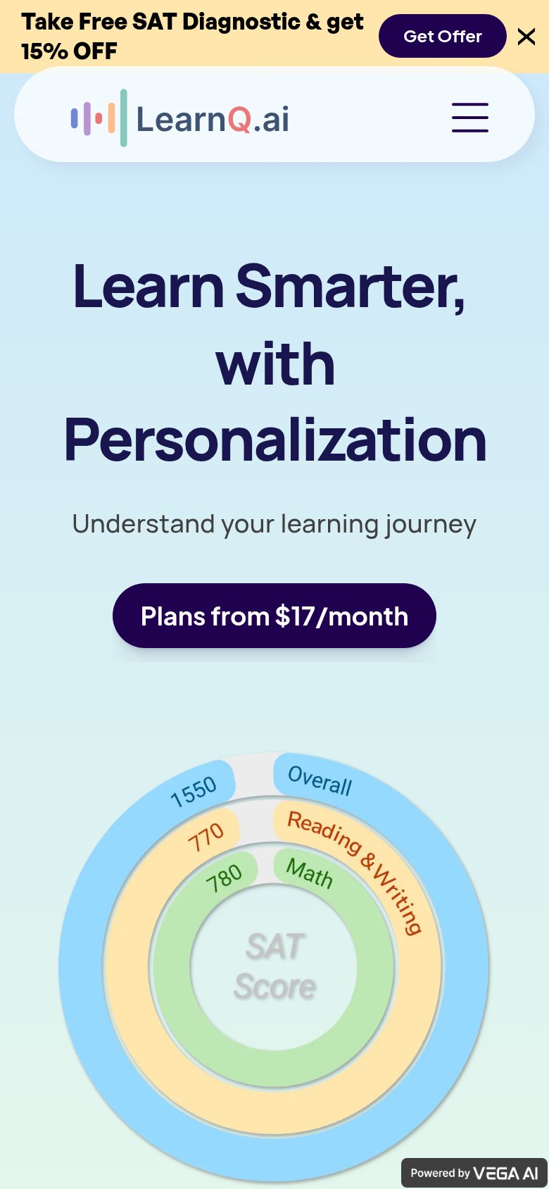 LearnQ.ai mobile capture for Mobile web