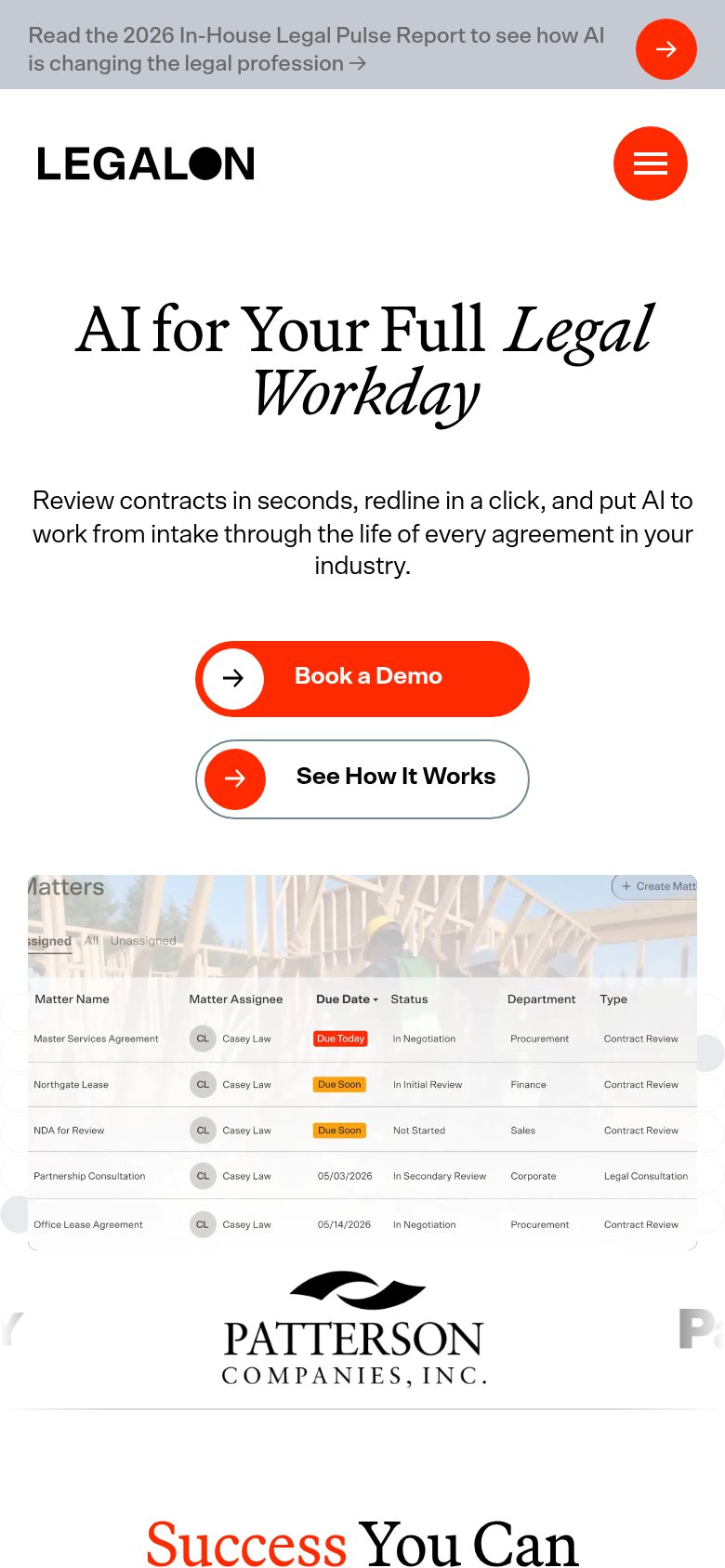 LegalOn mobile capture for Mobile web