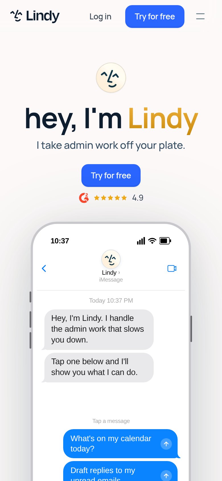 Lindy mobile capture for Mobile web