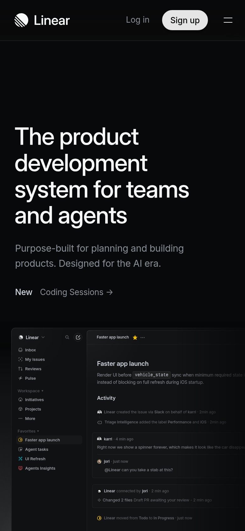 Linear mobile capture for Mobile web