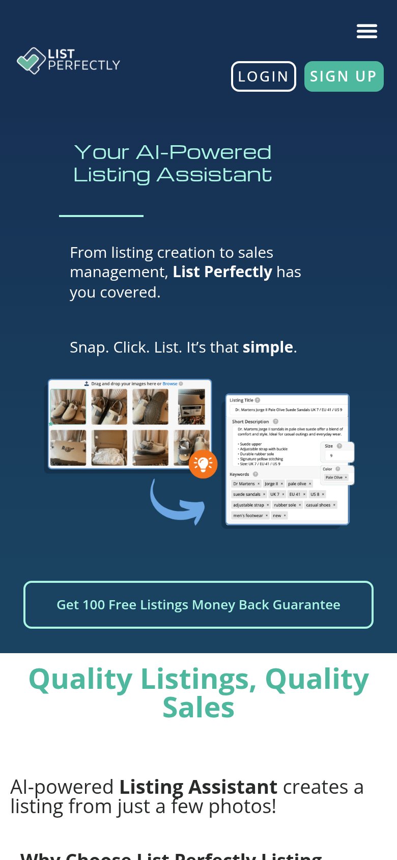 List Perfectly mobile capture for Mobile web