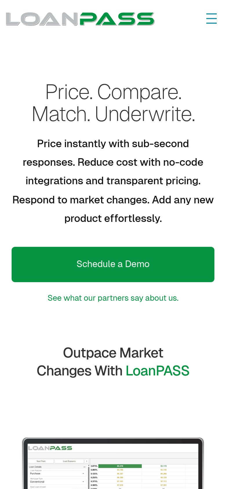 LoanPASS mobile capture for Mobile web