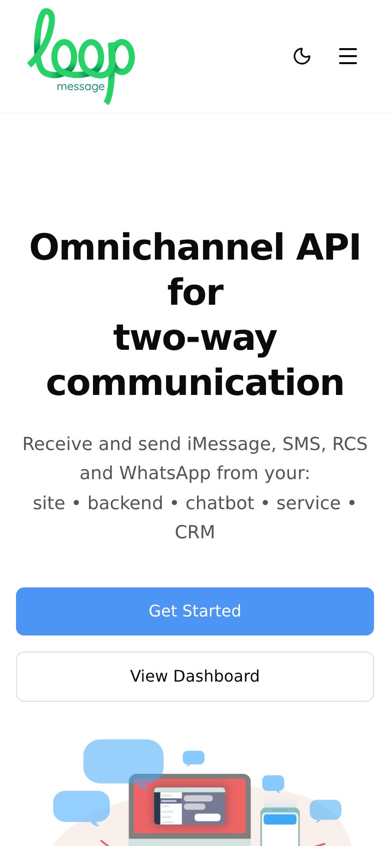 Loop Message mobile capture for Mobile web