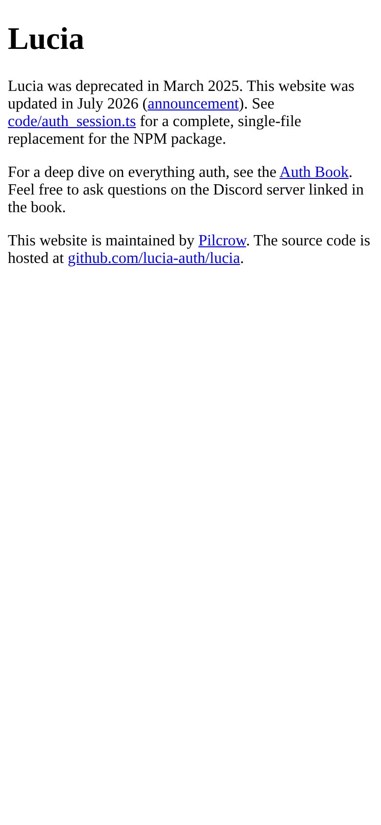 Lucia mobile capture for Mobile web