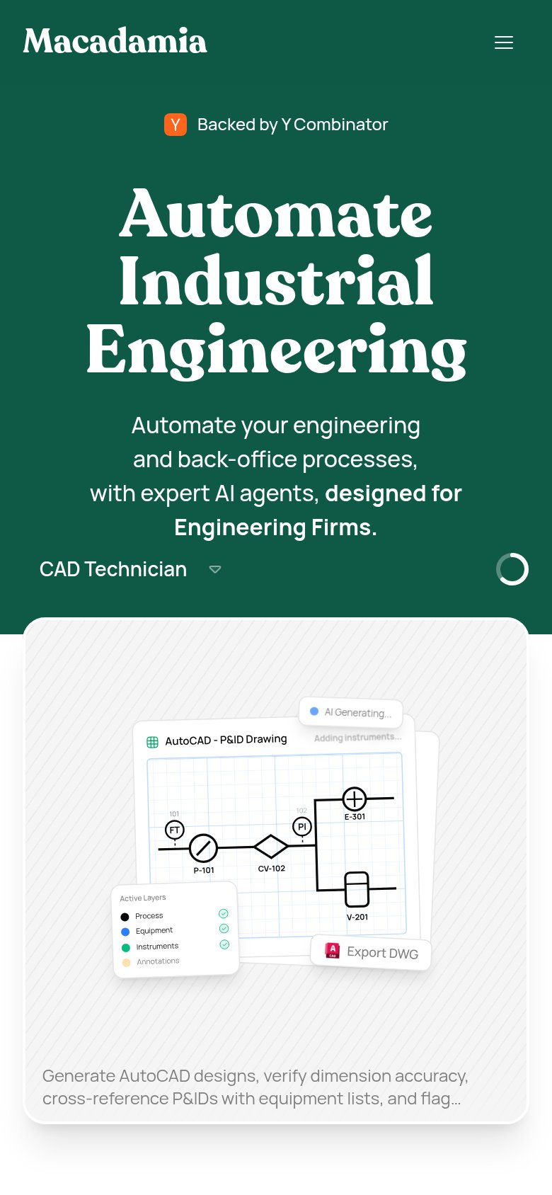 Macadamia mobile capture for Mobile web