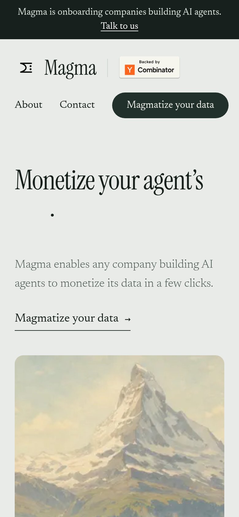 Mobile web annotations on the mobile capture