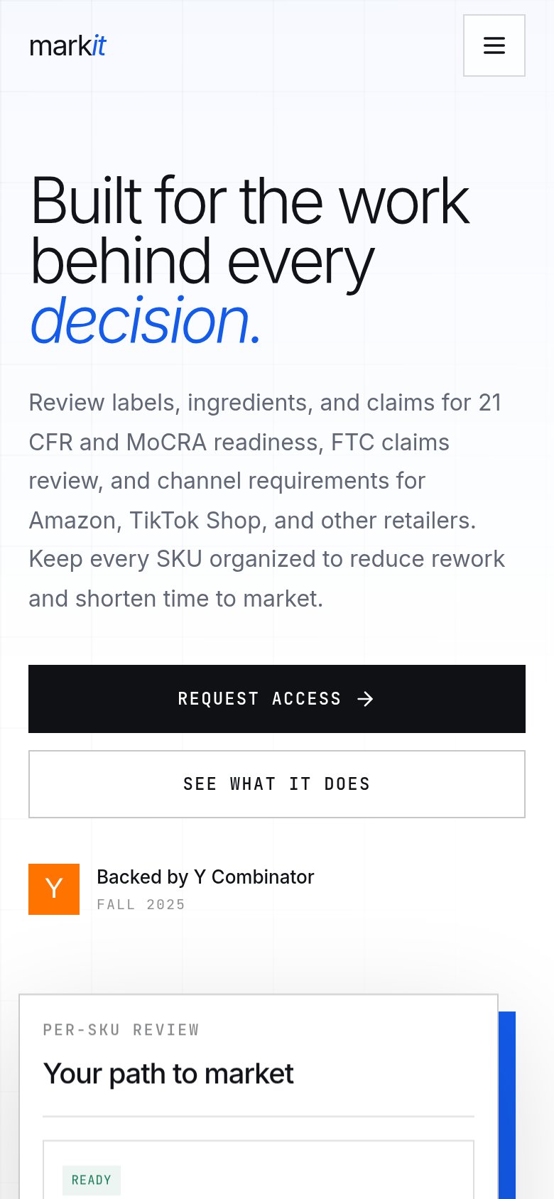 Mobile web annotations on the mobile capture
